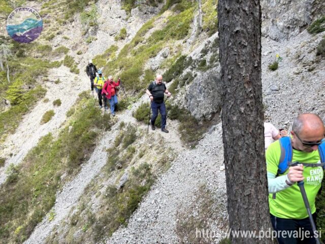 Malo zahtevnejši del poti